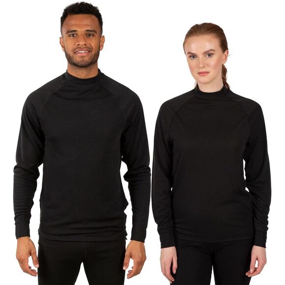 Trespass Adults Unisex Flex360 Base Layer Top / Black - Picture 4 of 5